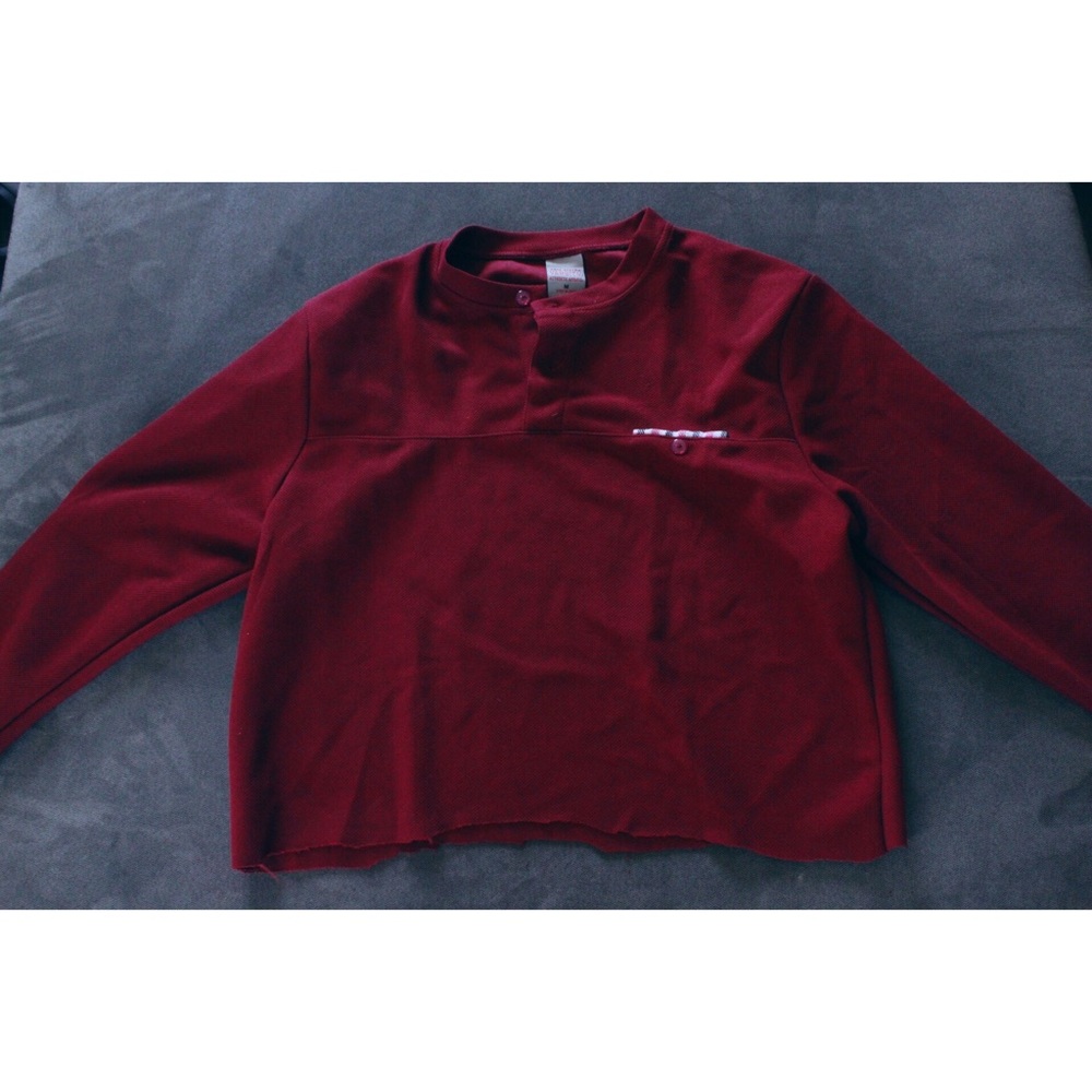 OHIO STATE VARSITY Long sleeve Crop top